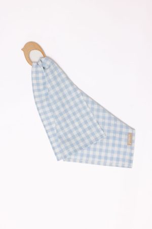 Cory - Linen + Maple Ring Teether