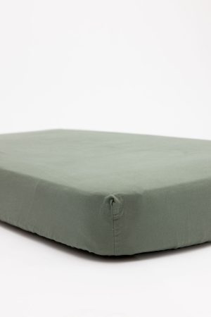 Acadian - Linen Crib Sheet