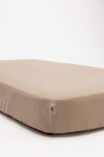 Desert Lark - Linen Crib Sheet