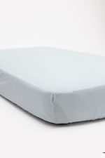 Dove - Linen Crib Sheet