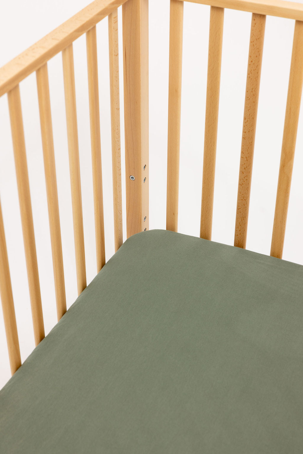 Acadian - Linen Crib Sheet - Image 2