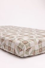 Bee - Linen Crib Sheet