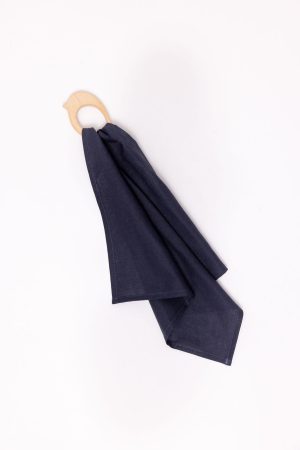 Jacarina - Linen + Maple Ring Teether