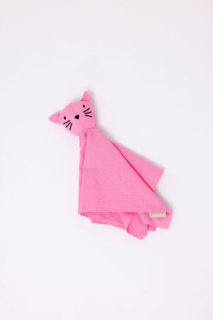 Pink Robin - Linen Lovey Kitten